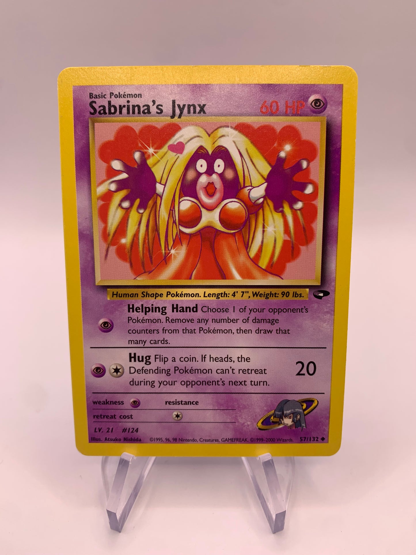 Pokemon Card Sabrina's Rossana 57/132 Gym Challenge English