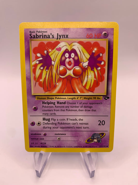 Pokemon Card Sabrina's Rossana 57/132 Gym Challenge English