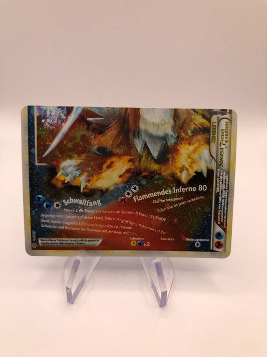 Pokemon Karte Legenden Suicune & Entei 95/95 Deutsch
