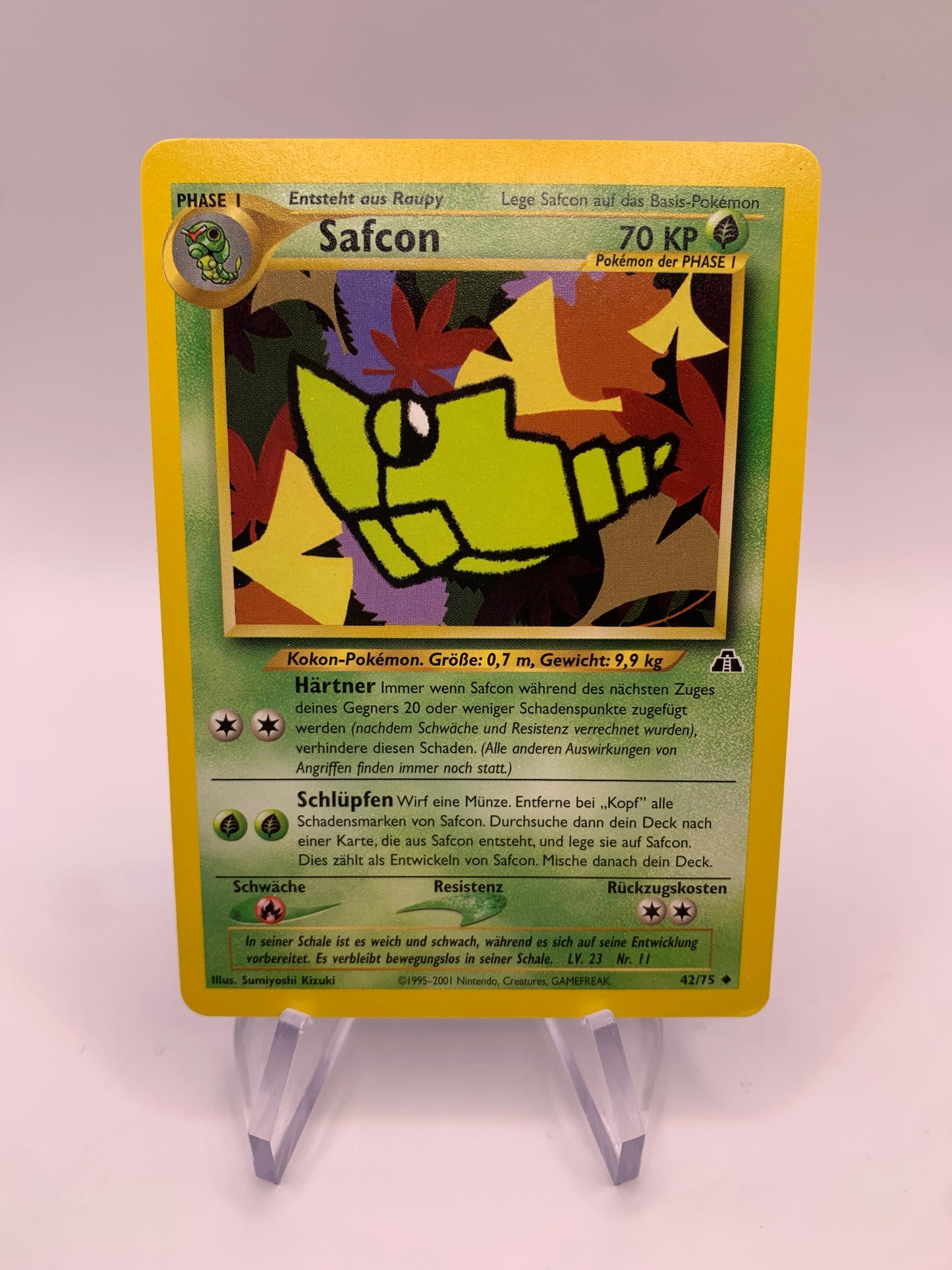 Pokemon card Safcon 42/75 Neo Discovery German