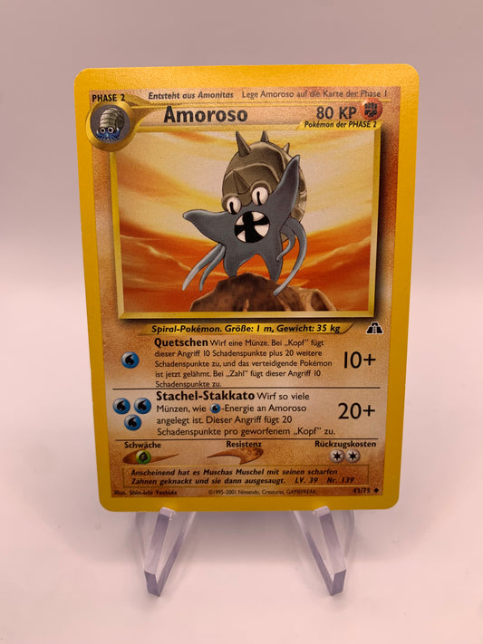 Pokemon Karte Amorso 43/75 Neo Discovery deutsch