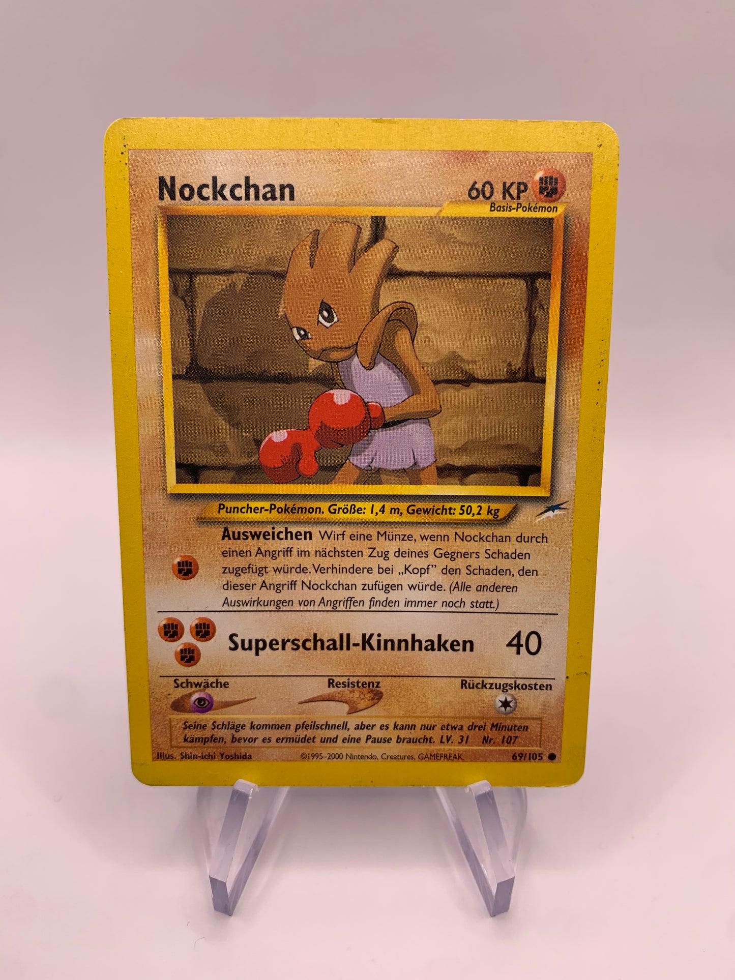 Pokemon Karte Nockchan 69/105 Neo Destiny Deutsch