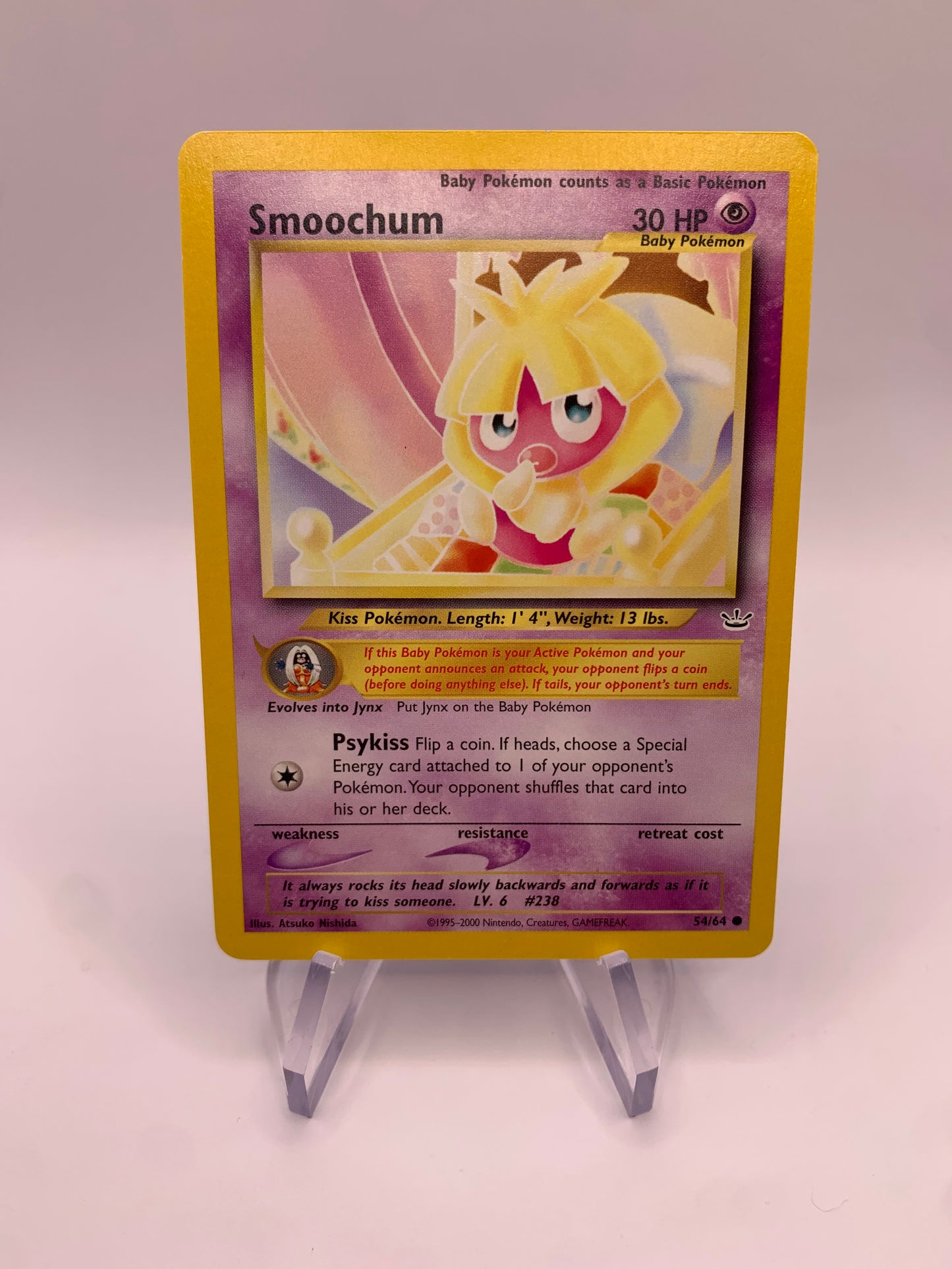 Pokémon Karte Smoochum 54/64 Neo Revelation Englisch