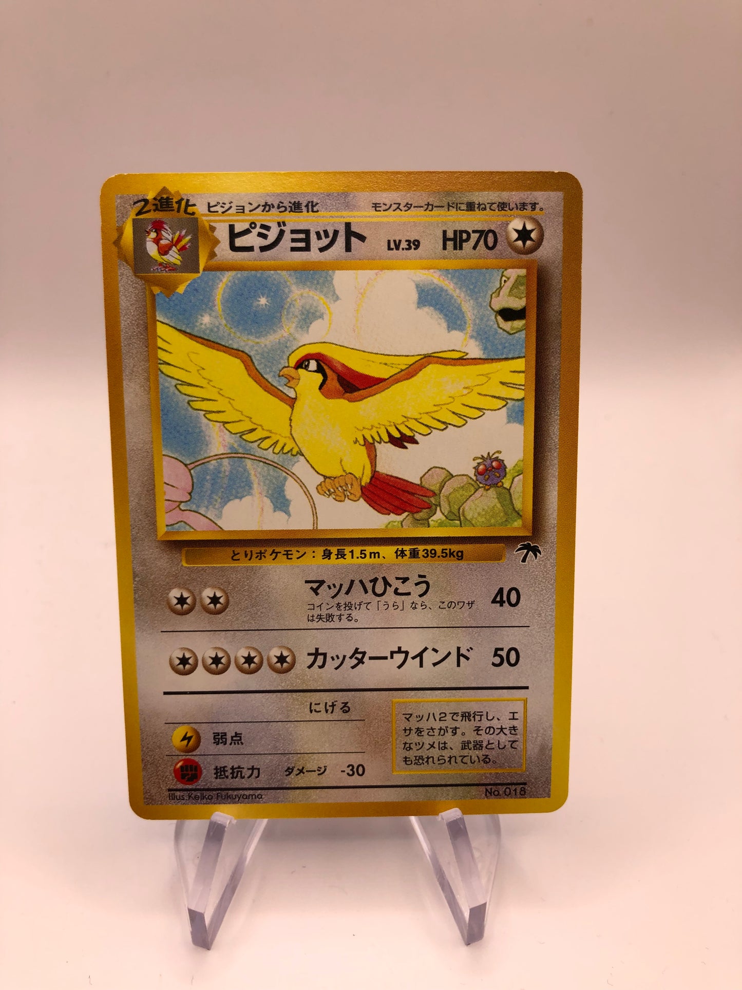 Pokemon Karte Southern Island Tauboss No.18 Japanisch