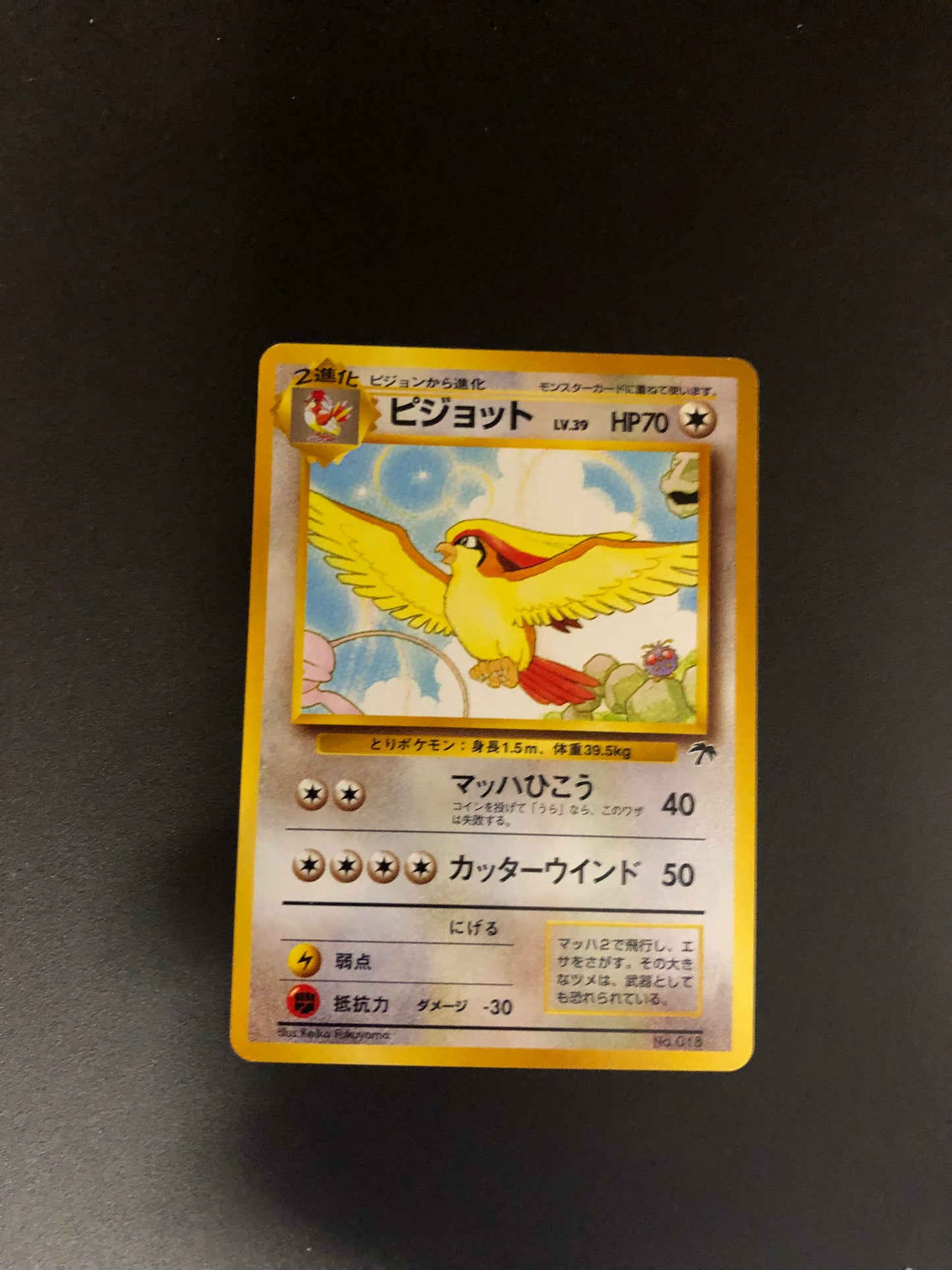 Pokemon Karte Southern Island Tauboss No.18 Japanisch