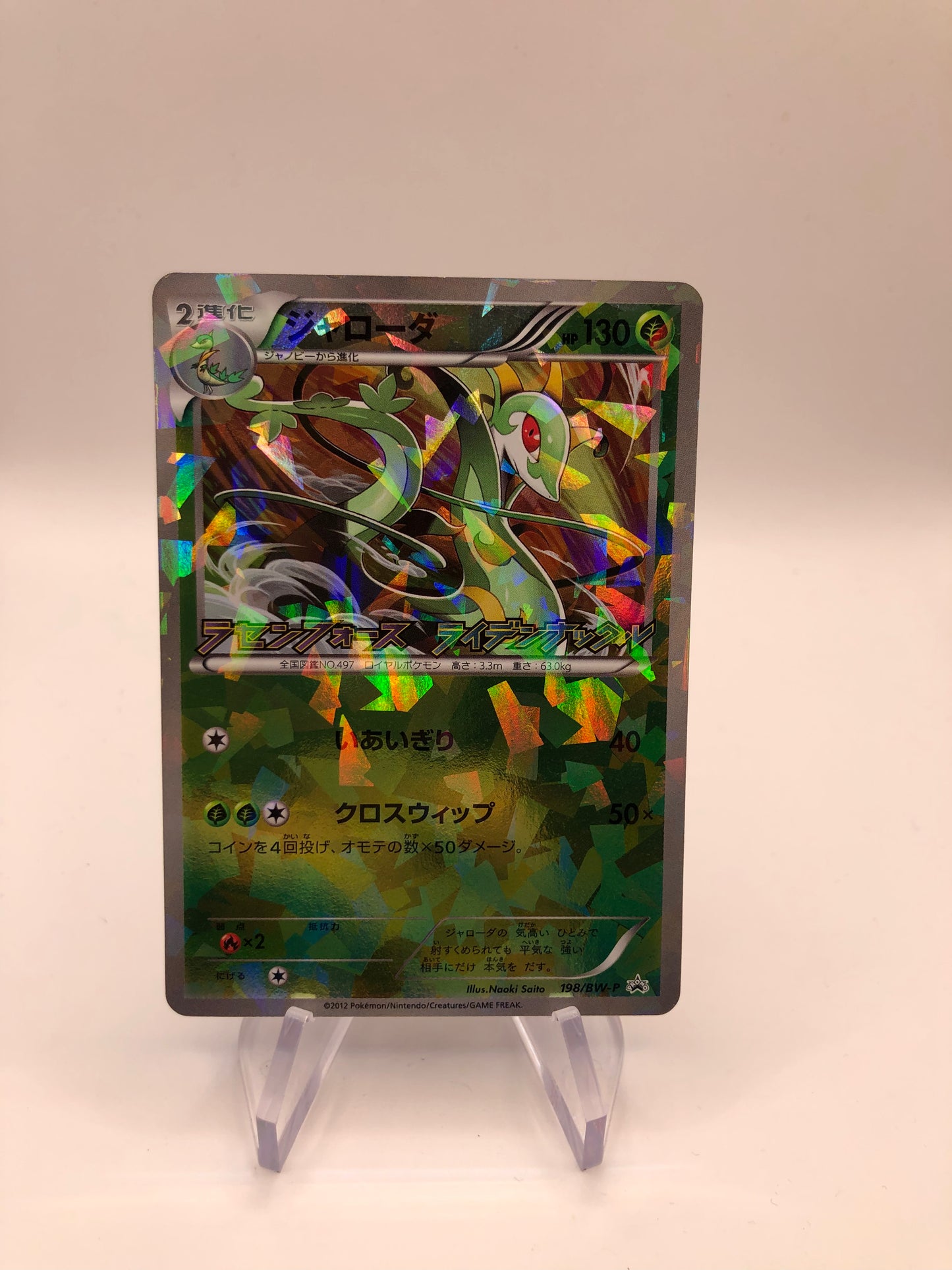 Pokemon Karte Shatter Promo Serpiroyal 198/BW-P Japanisch