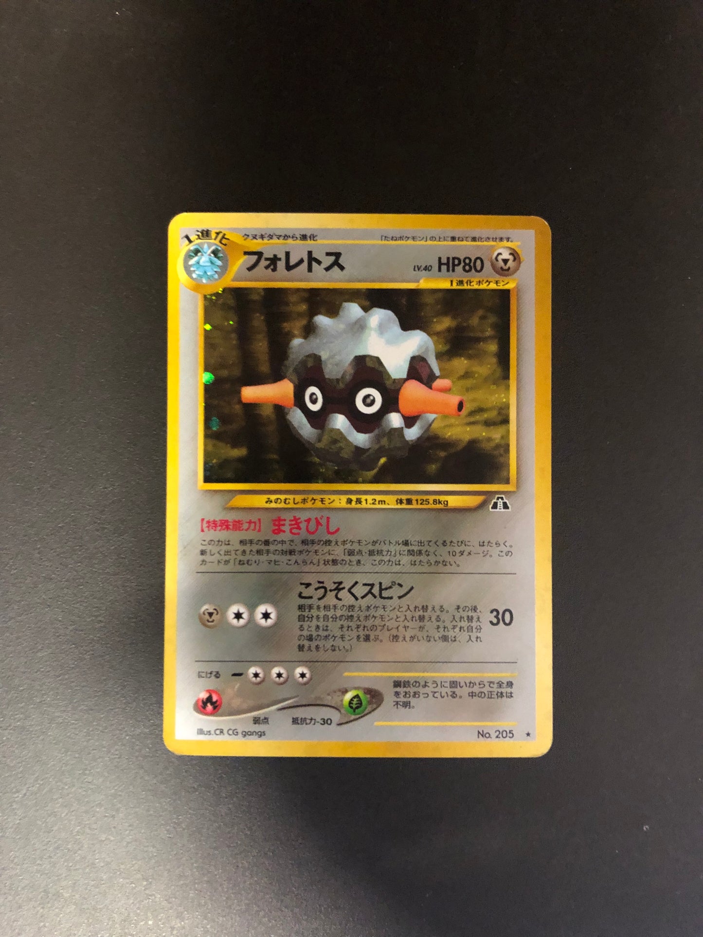 Pokemon Karte Holo Frostelka No.205 japanisch