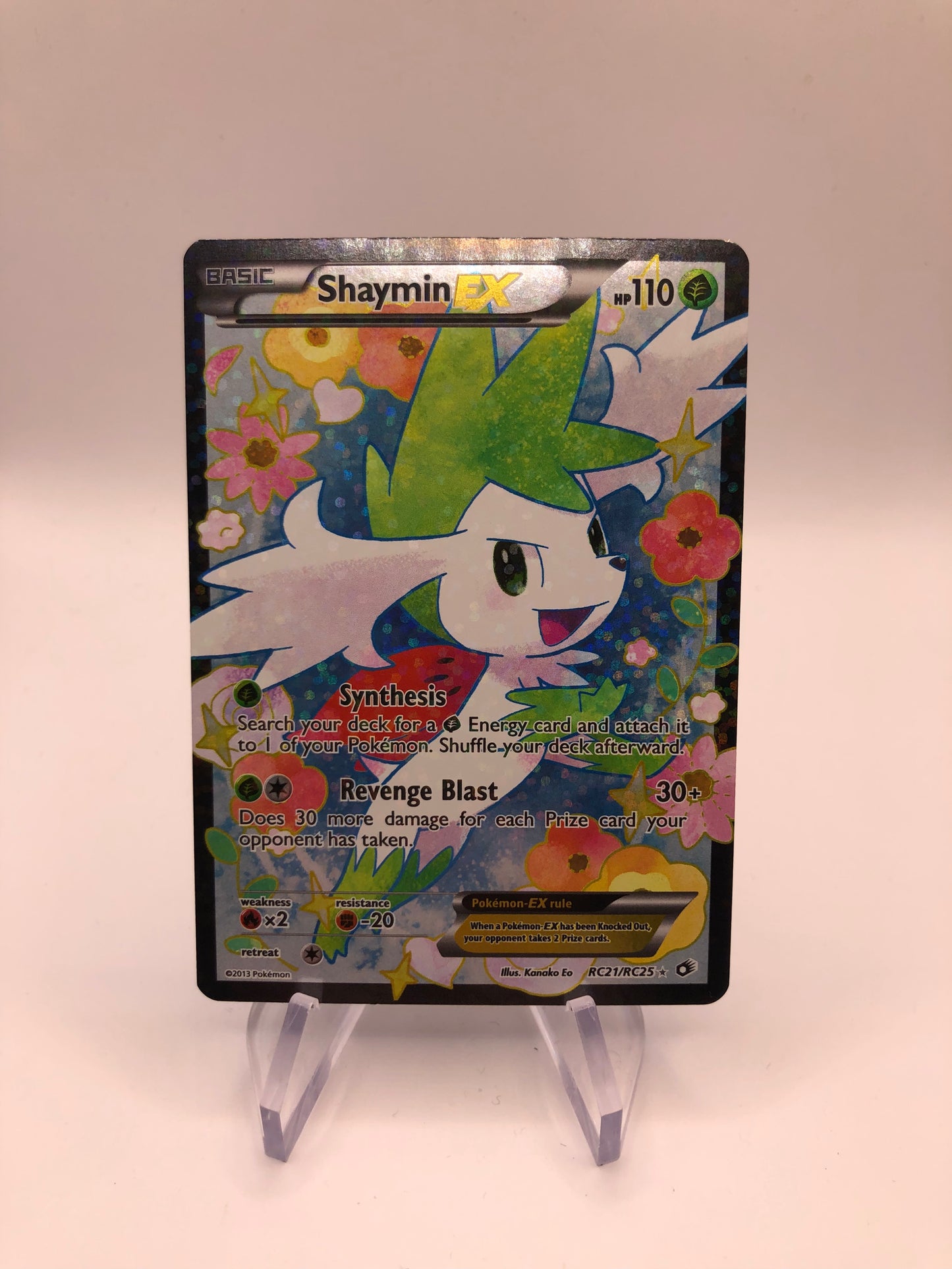 Pokemon Karte Ex Fullart Shaymin RC21/RC25 Englisch