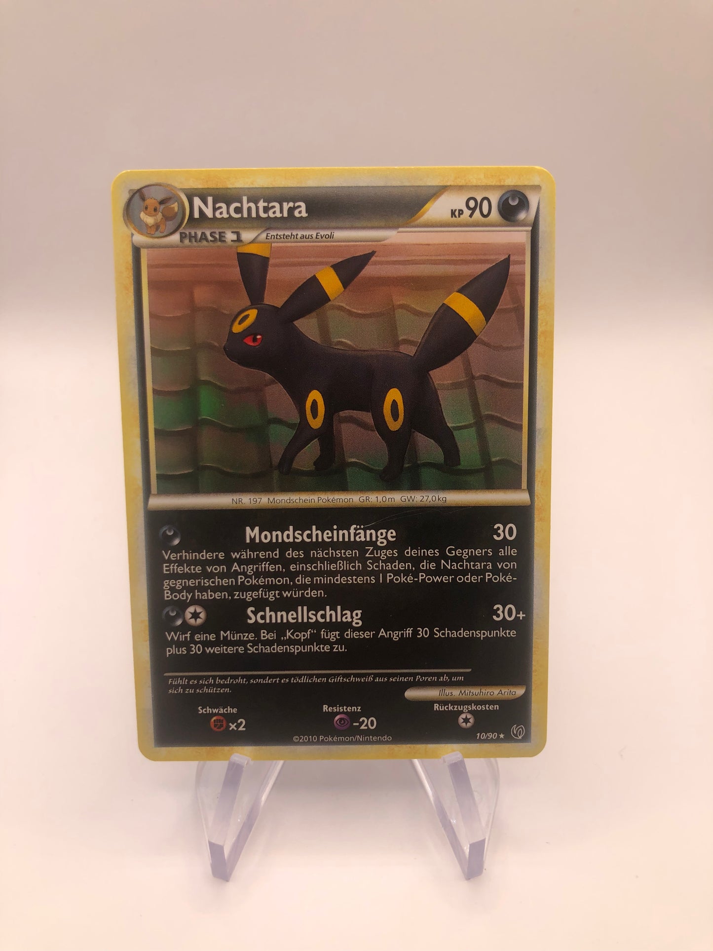 Pokemon Karte Nachtara 10/90 Deutsch