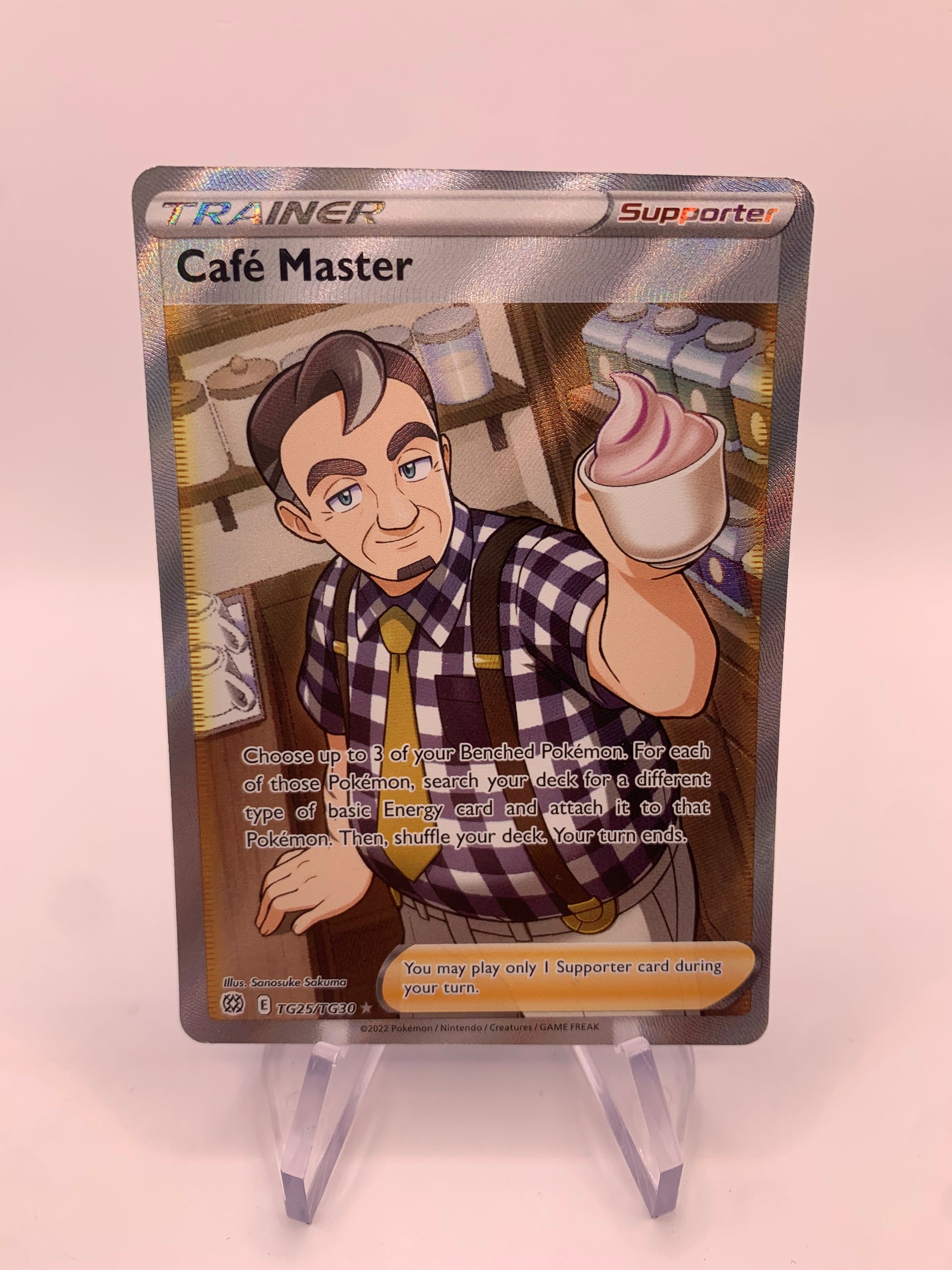 Pokmon Card Trainer Caf Master TG25/TG30 English SHPNPokestore Pokmon Card Trainer Caf Master TG25/TG30 English SHPNPokestore