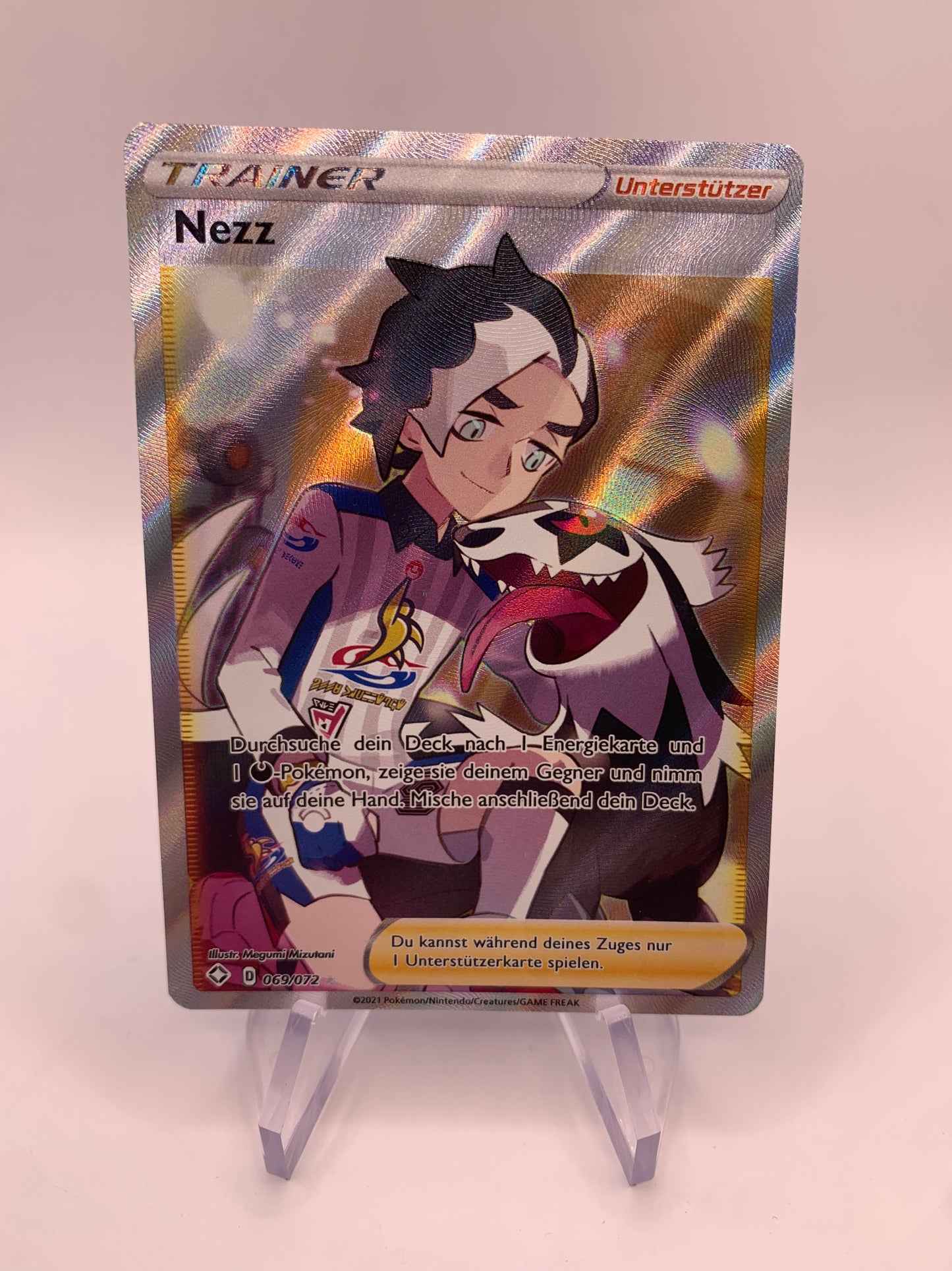 Pokémon Card Trainer Nezz 69/72 German