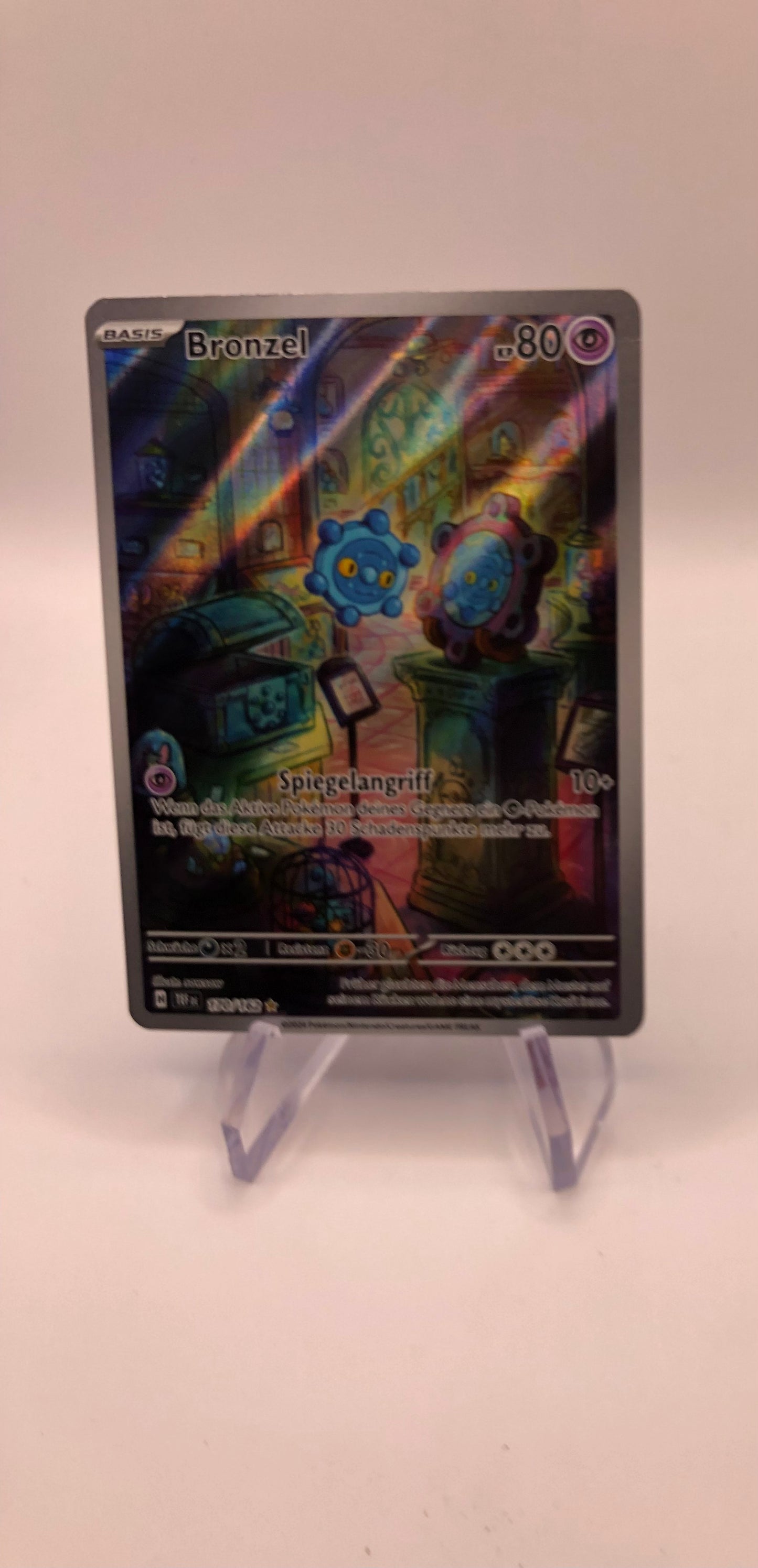 Pokemon Karte Art-Rare Bronzel 170/162 Deutsch