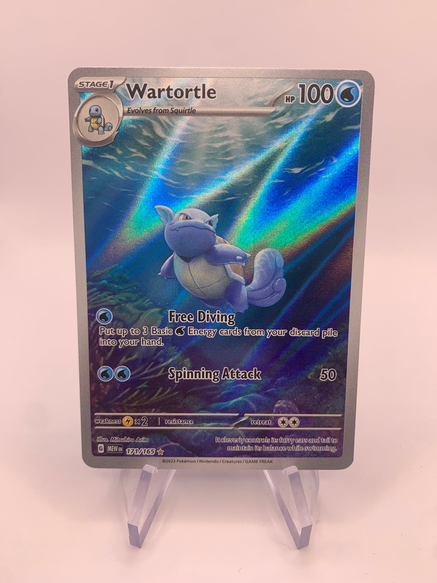 Pokemon Karte Art-Rare Schillok 171/165 Englisch