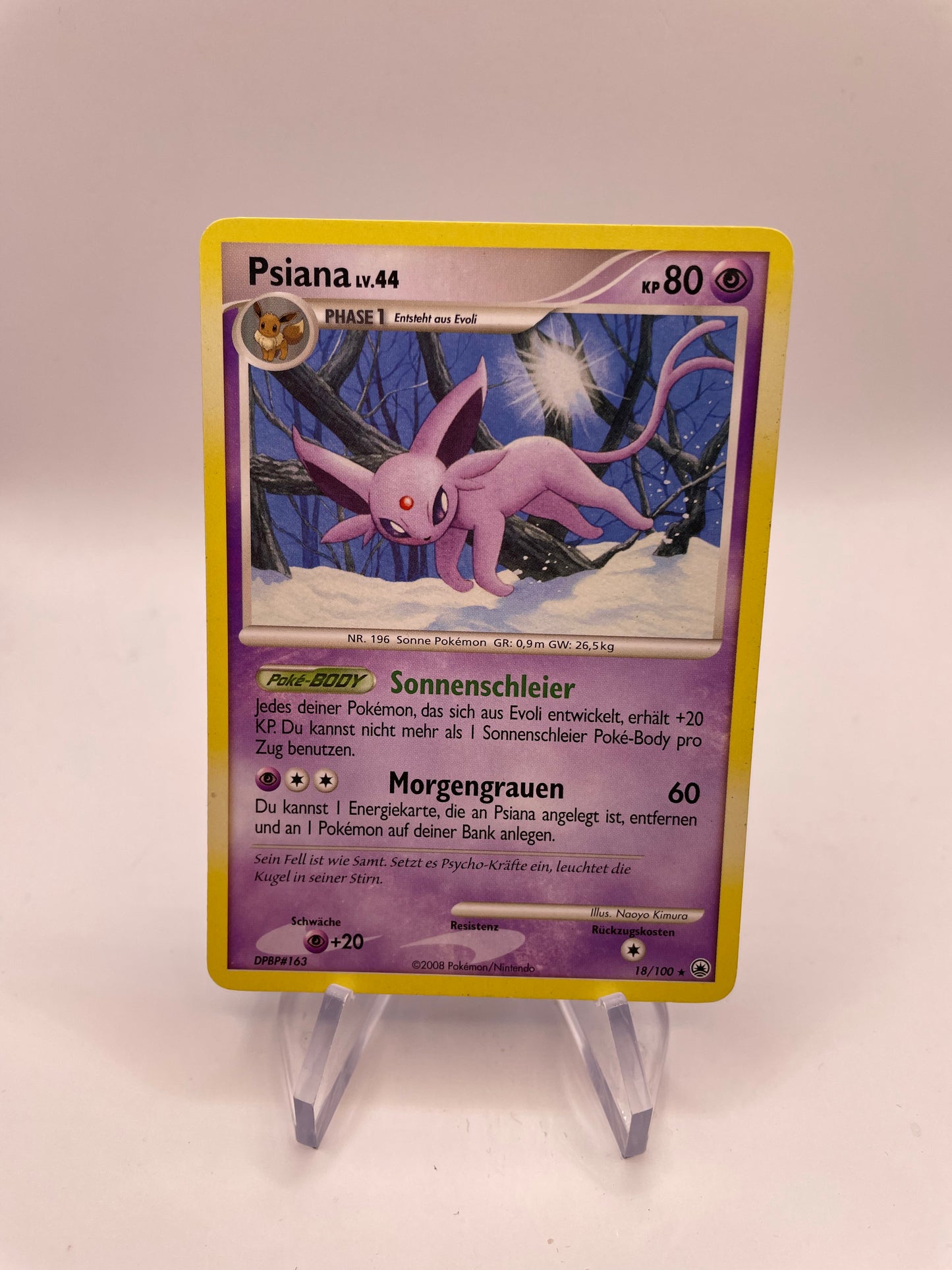 Pokemon Karte Psiana 18/100 Deutsch