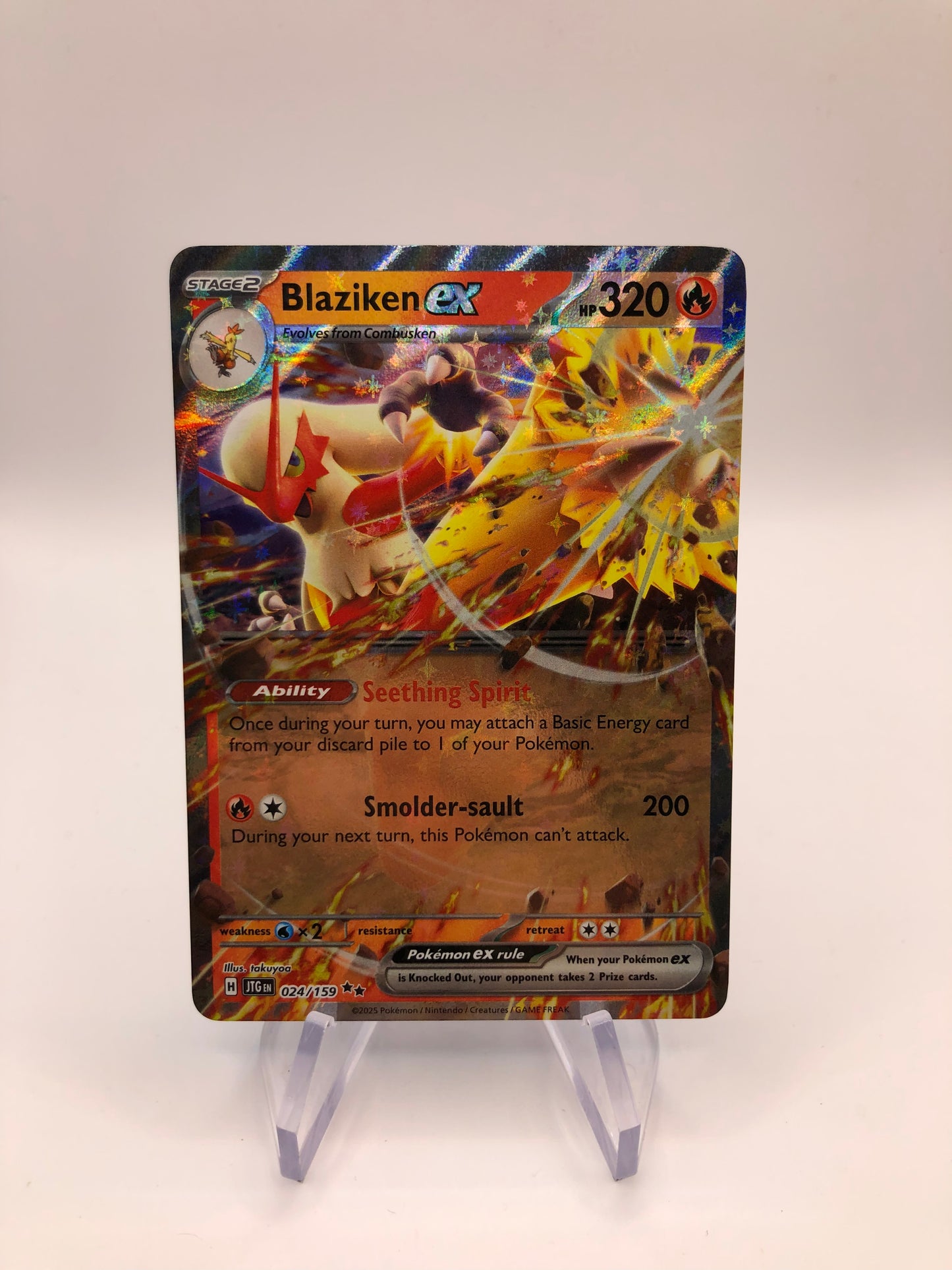 Pokemon Karte Ex Blaziken 24/159 Englisch