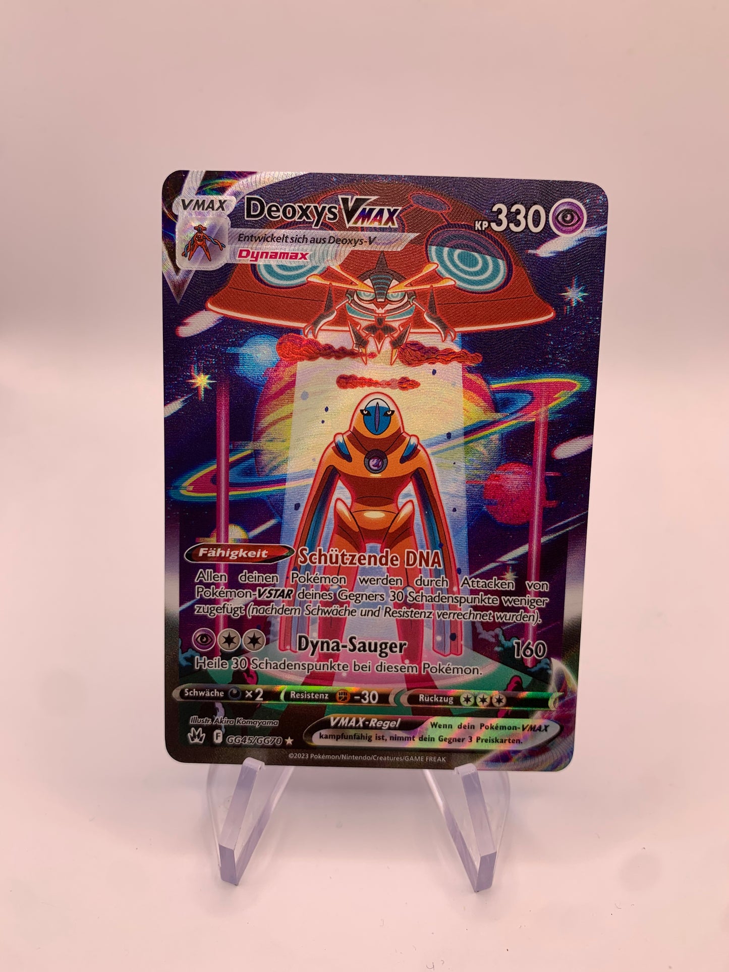 Pokemon Karte Vmax Fullart Deoxys GG45/GG70 Deutsch