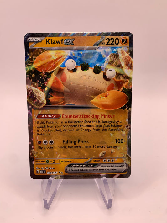 Pokemon card ex Klibbe 120/197 English