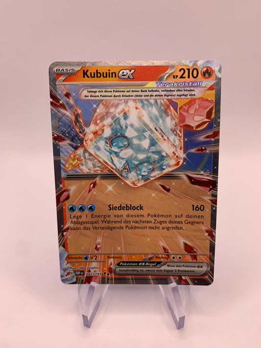 Pokemon card ex Kubuin 42/197 German