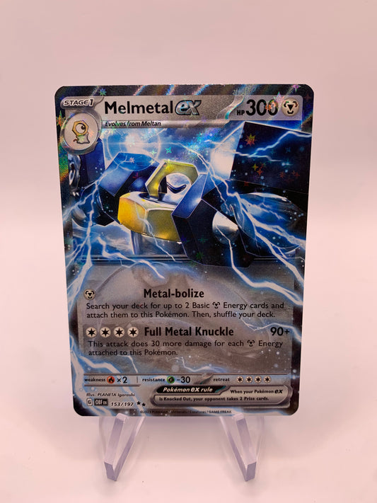 Pokemon card ex Melmetal 153/197 English