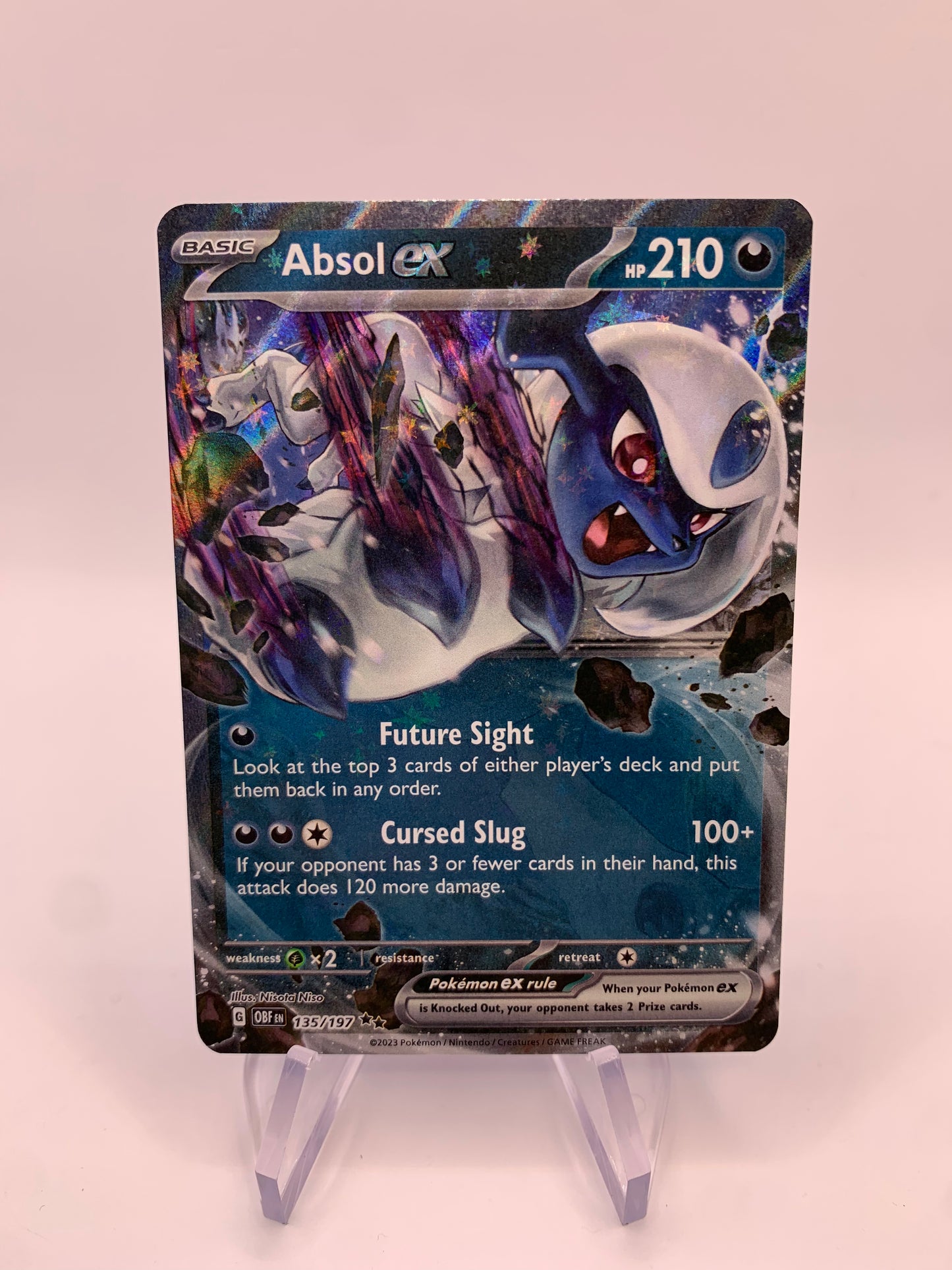 Pokemon Card Ex Absol 135/197 English