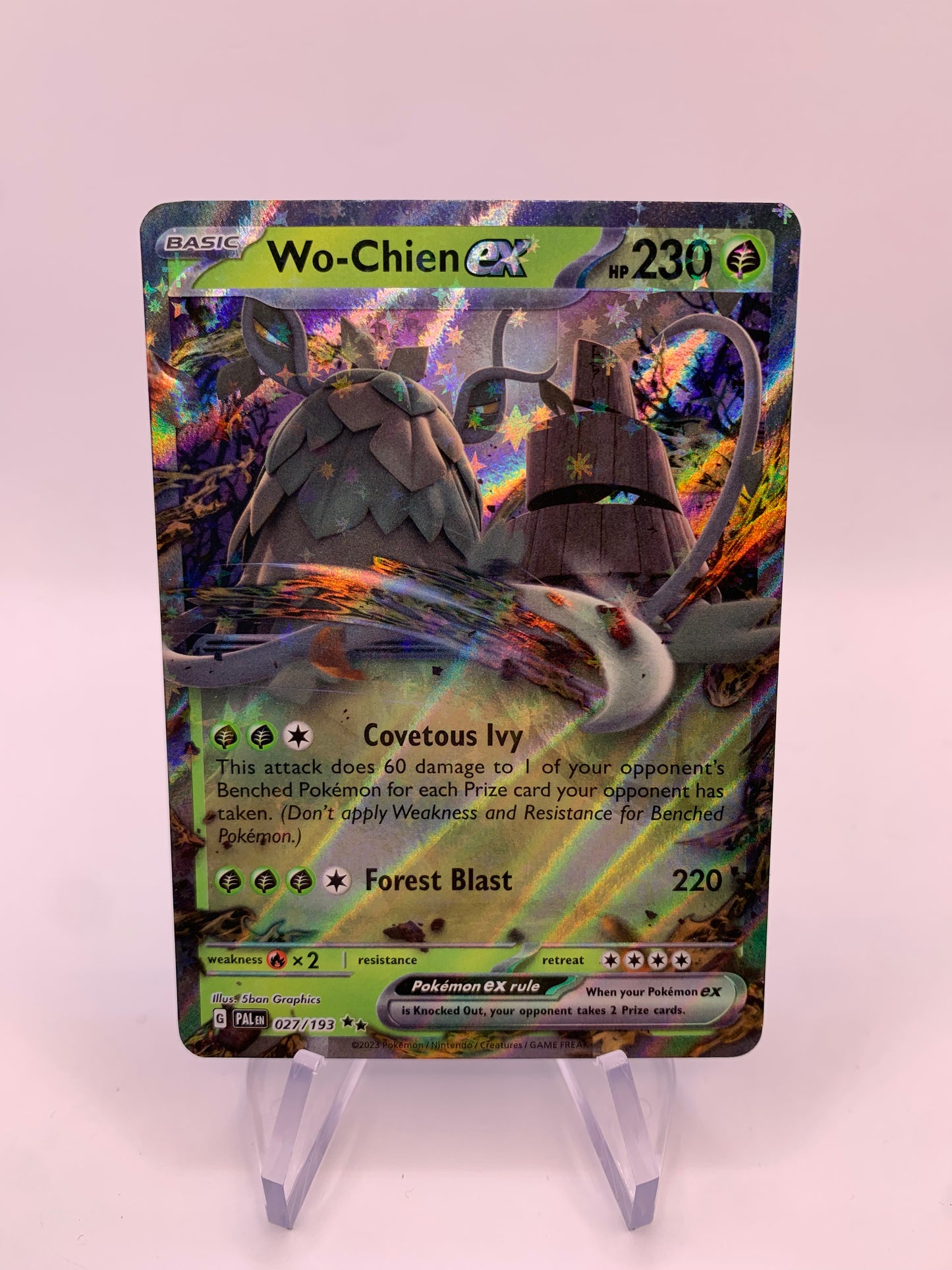 Pokemon card ex Wo-Chien 27/193 Japanese