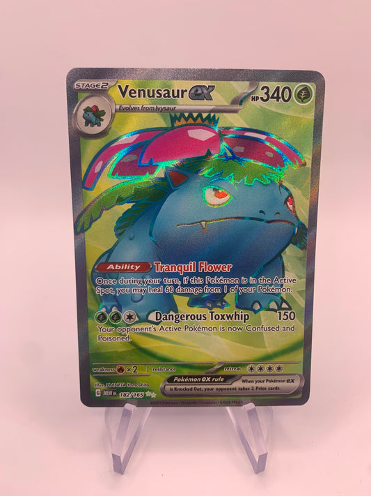 Pokemon Karte EX Fullart Bisaflor 182/165 Englisch