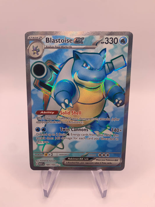 Pokemon Cards Ex Fullart Turtok 184/165 English