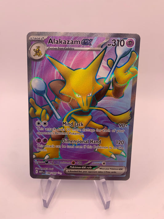 Pokemon Karte ex Fullart Simsala 188/165 Englisch