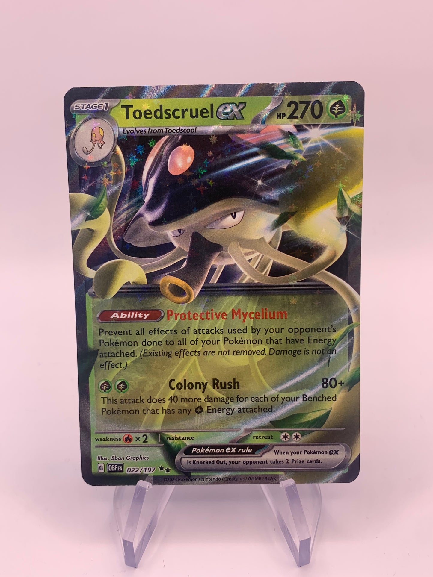 Pokemon card ex Tentoxa 22/197 English