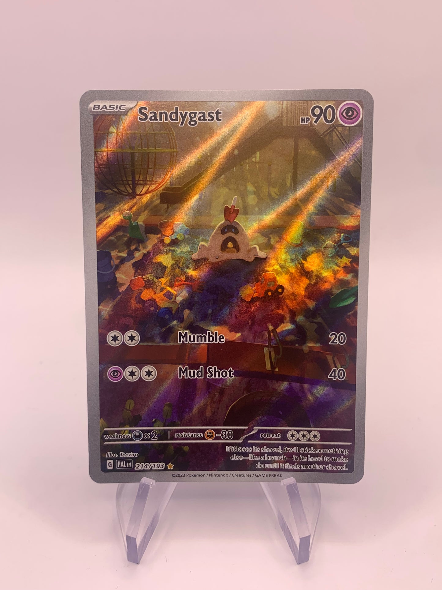 Pokemon Card Art-Rare Santygast 214/193 English