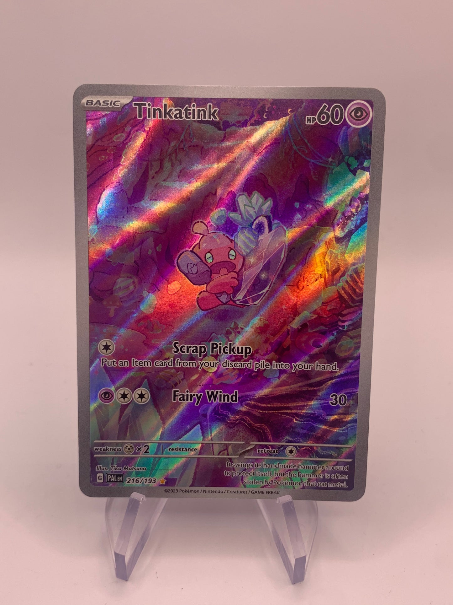 Pokemon Card Art-Rare Fogita 216/193 English