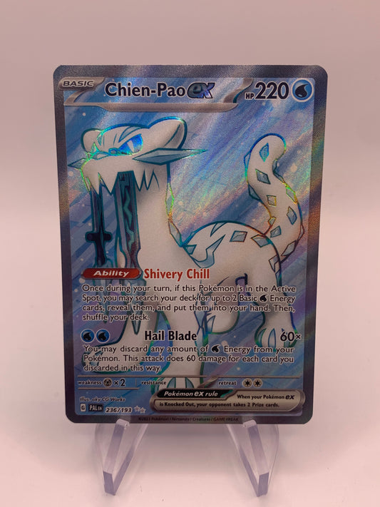 Pokemon Karte ex Fullart Chien-Pao 236/193 Englisch