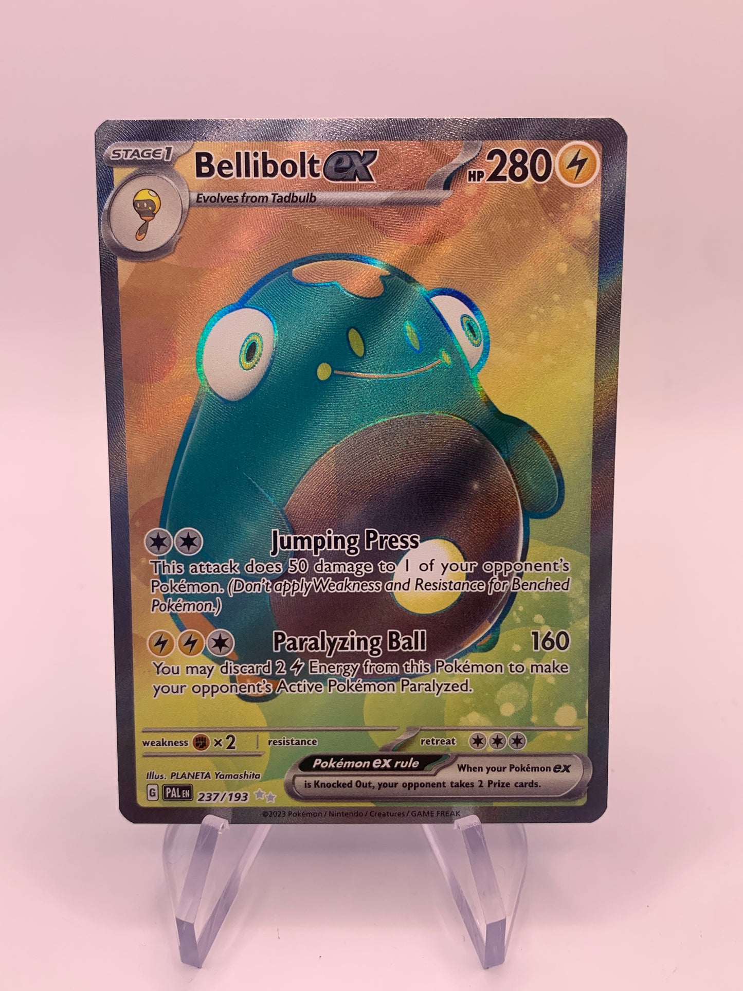 Pokemon Karte ex Bellibolt 237/193 Englisch