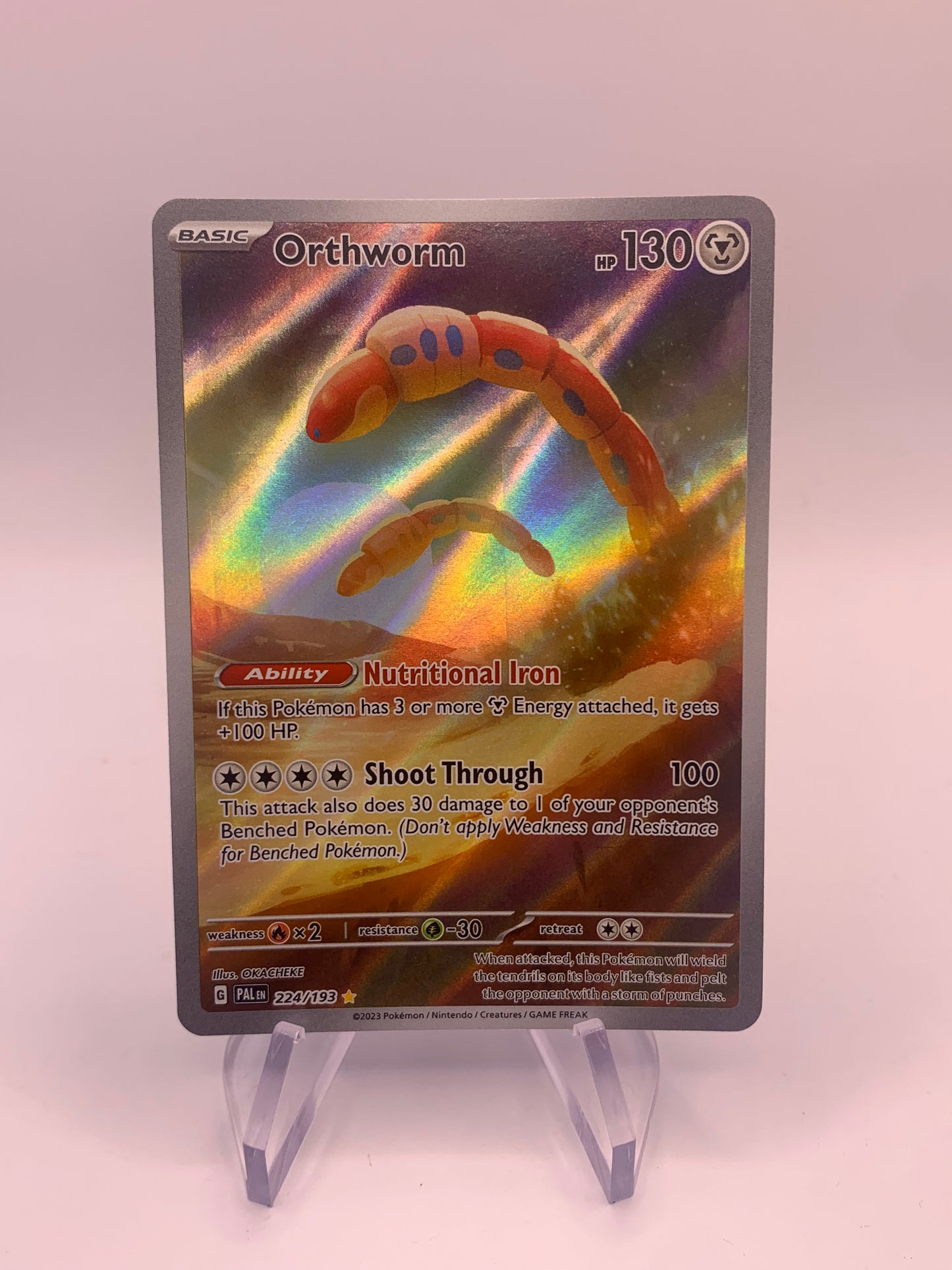 Pokemon Karte Art-Rare Schlurm 224/193 Englisch