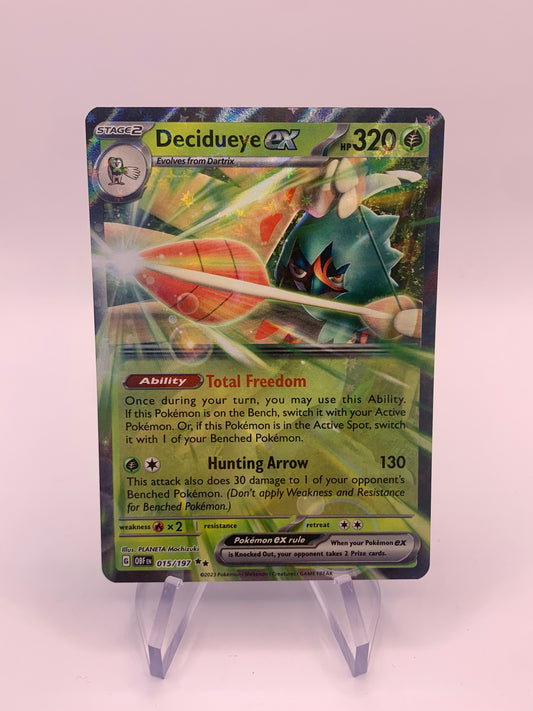 Pokemon card ex Silvaro 15/197 English