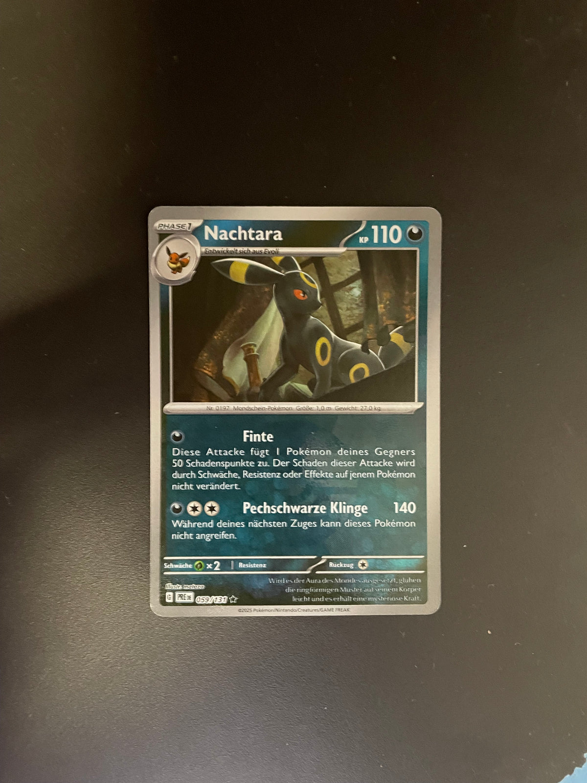 Pokemon Karte Nachtara 59/131 Deutsch