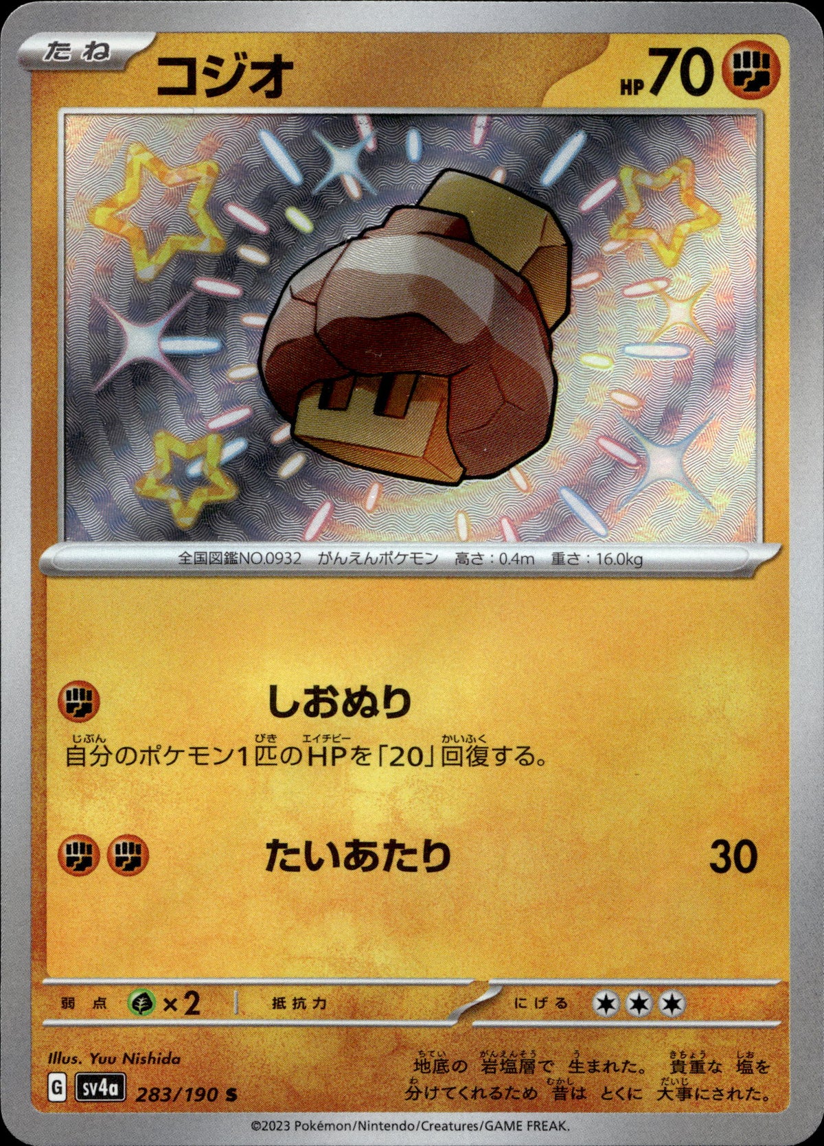 Geosali 283/190 Shiny Japanisch – Vorderseite