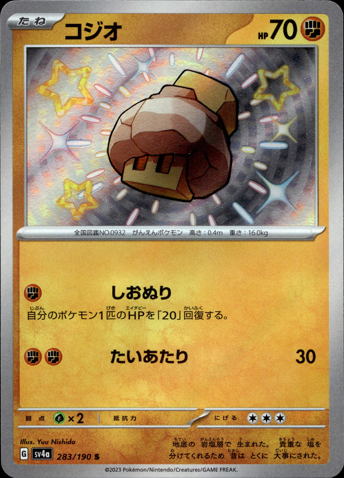 Geosali 283/190 Shiny Japanisch – Vorderseite