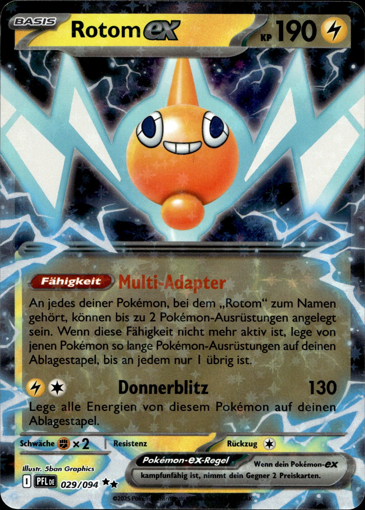 Rotom ex 29/94 Deutsch – Vorderseite