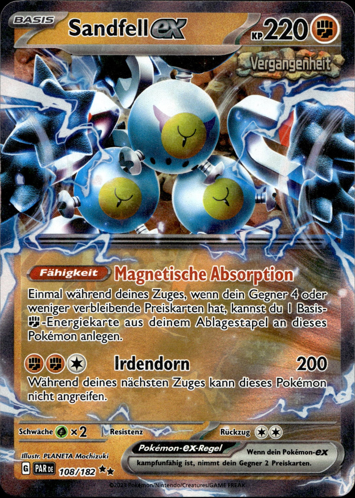 Sandfell ex 108/182 Deutsch – Vorderseite