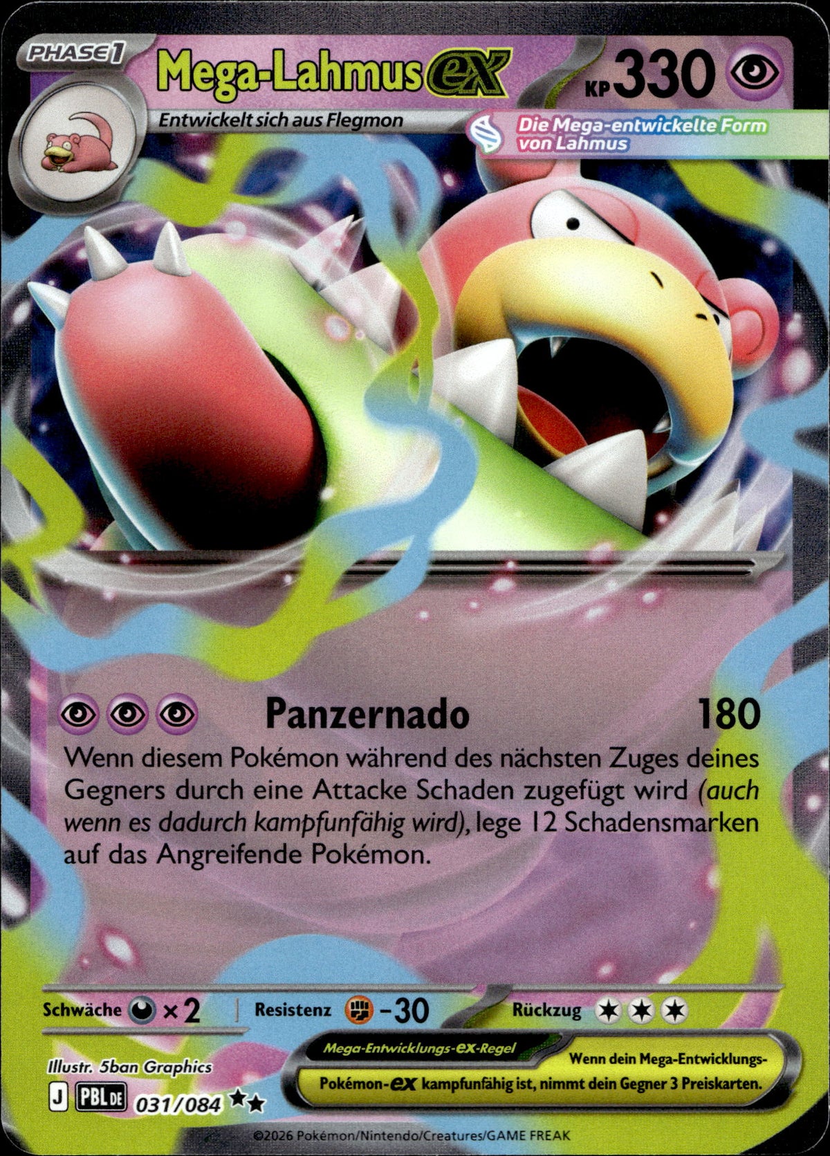 Mega-Lahmus ex 31/84 Deutsch – Vorderseite