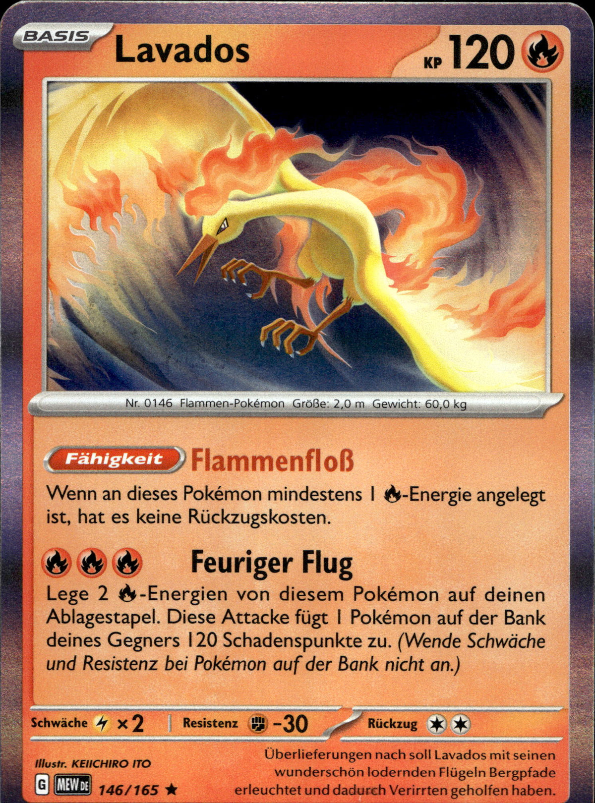 Lavados 146/165 Holo Deutsch – Vorderseite