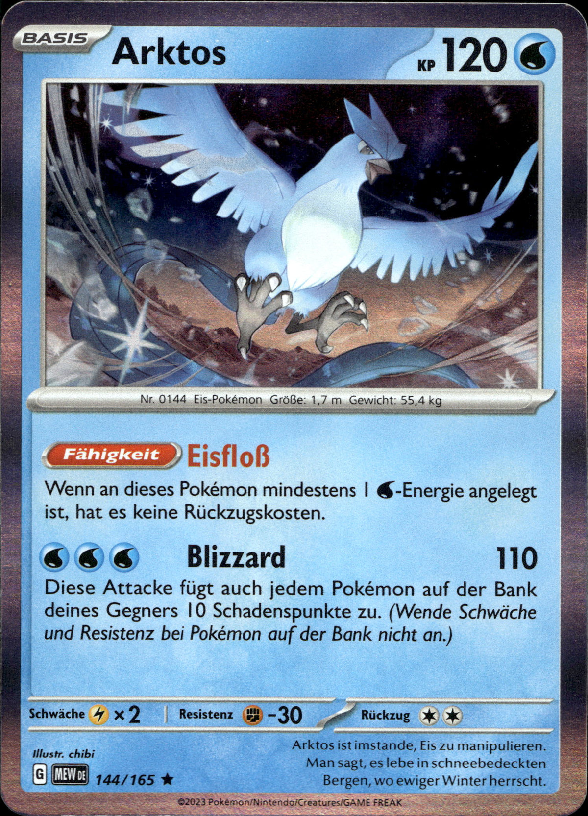 Arktos 144/165 Holo Deutsch – Vorderseite