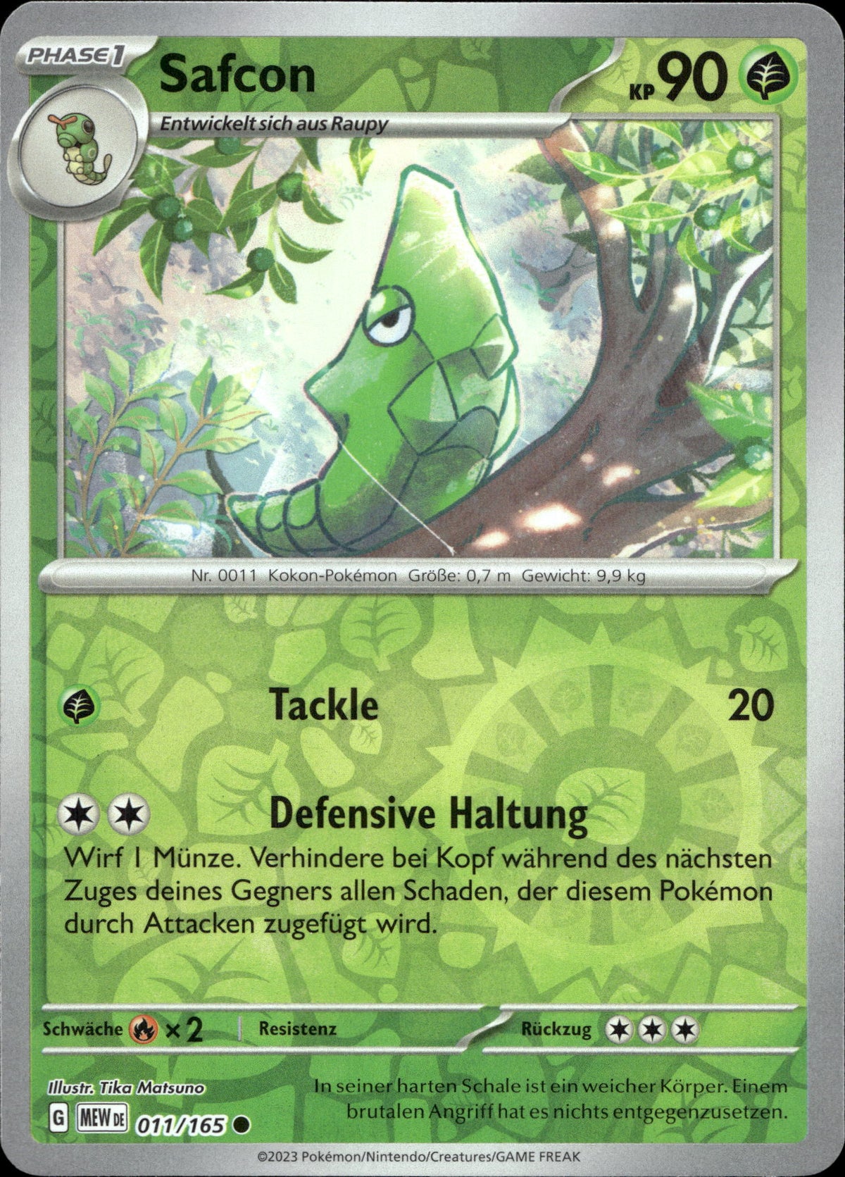 Safcon 11/165 Reverse Holo Deutsch – Vorderseite