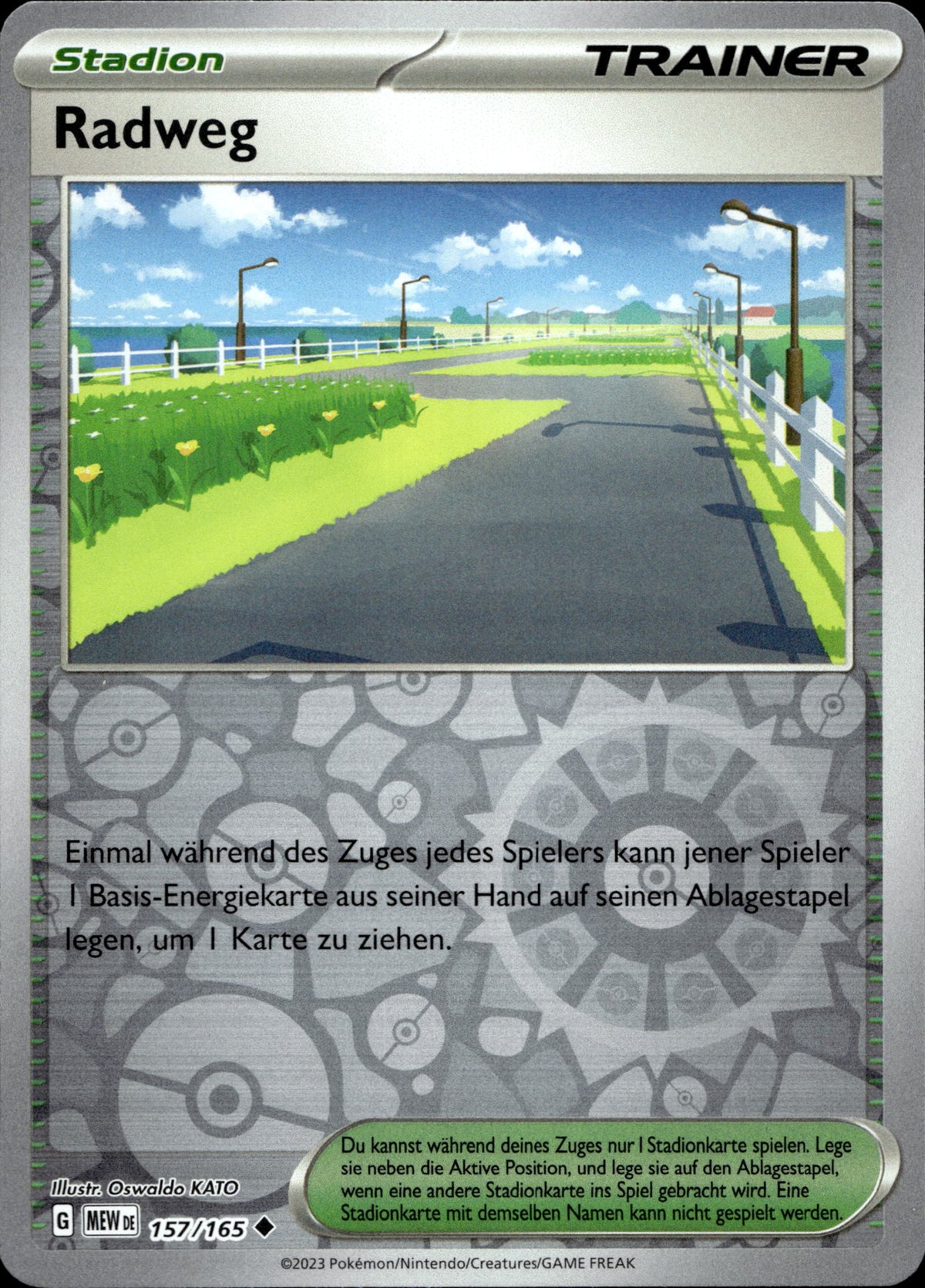 Radweg 157/165 Reverse Holo Deutsch – Vorderseite