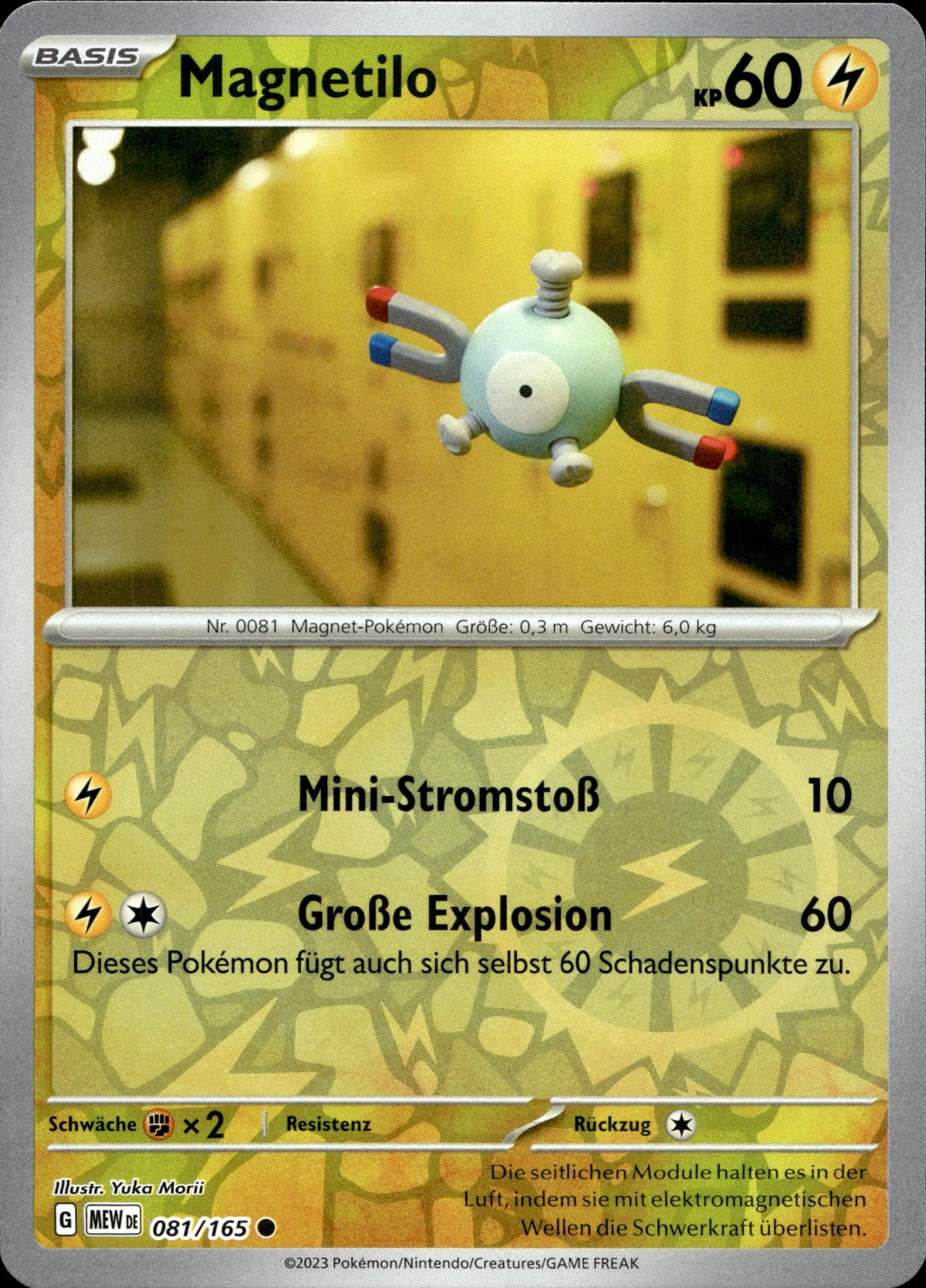 Magnetilo 81/165 Reverse Holo Deutsch – Vorderseite