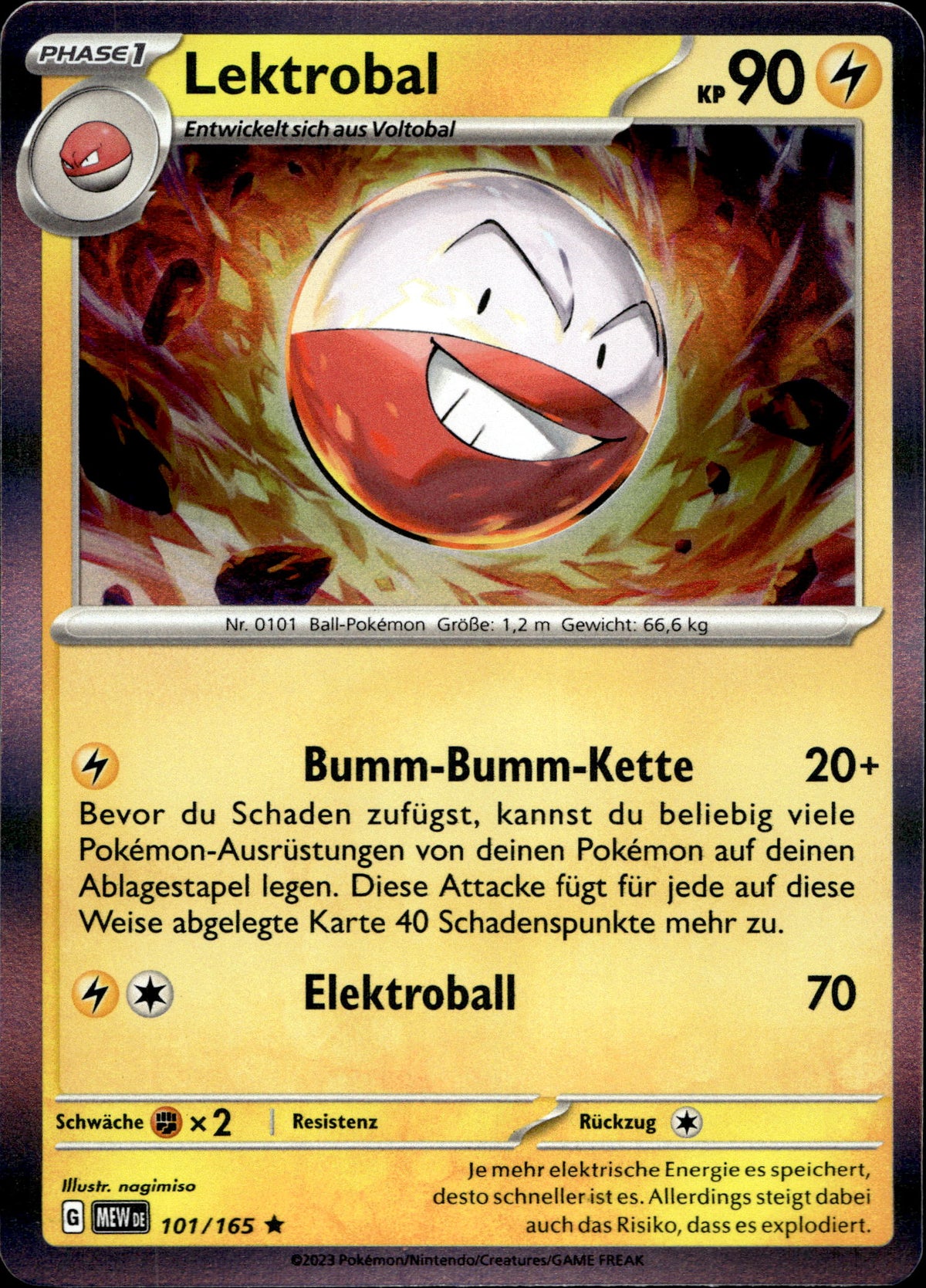 Lektrobal 101/165 Holo Deutsch – Vorderseite