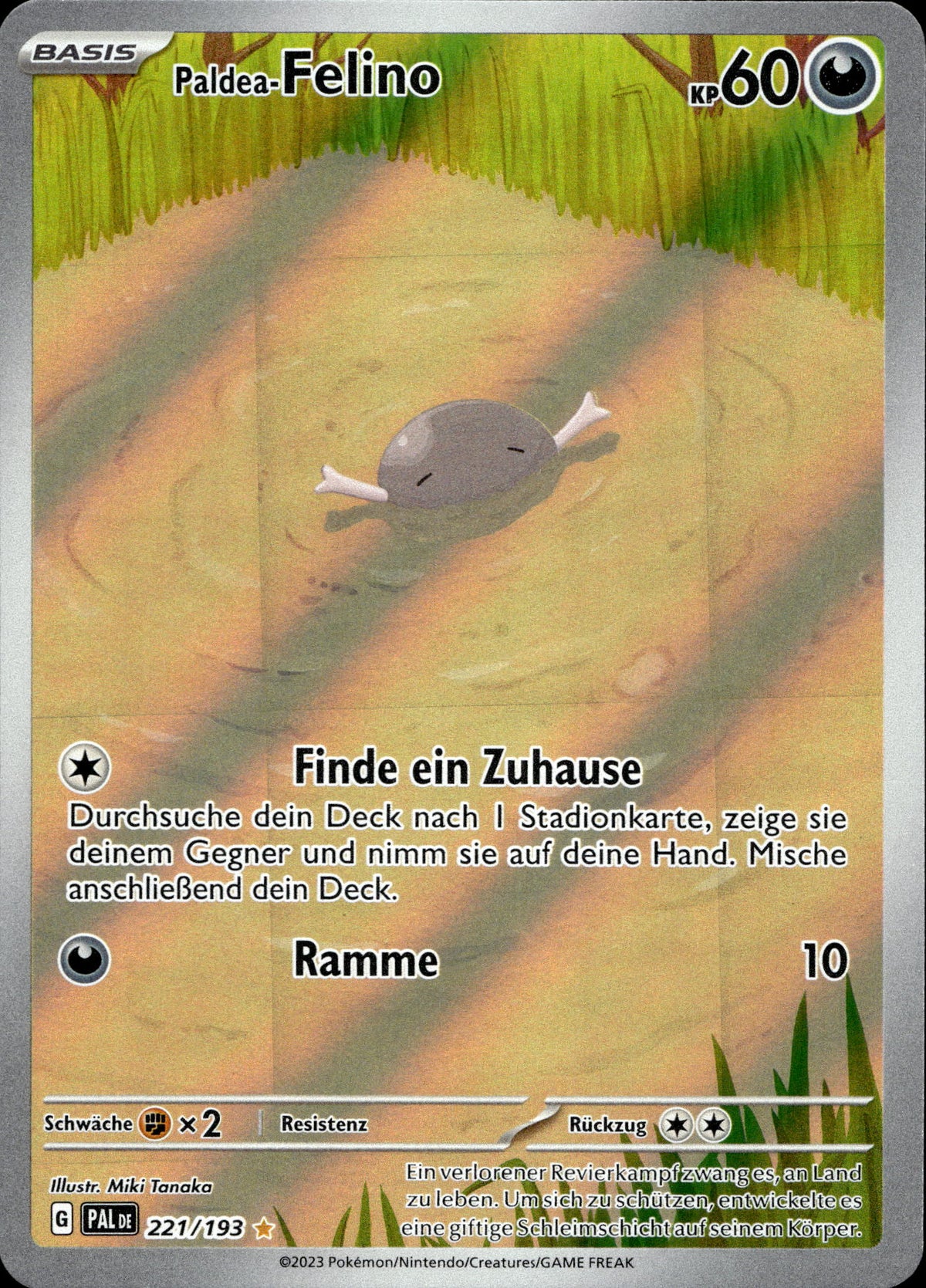 Paldea-Felino 221/193 Deutsch – Vorderseite