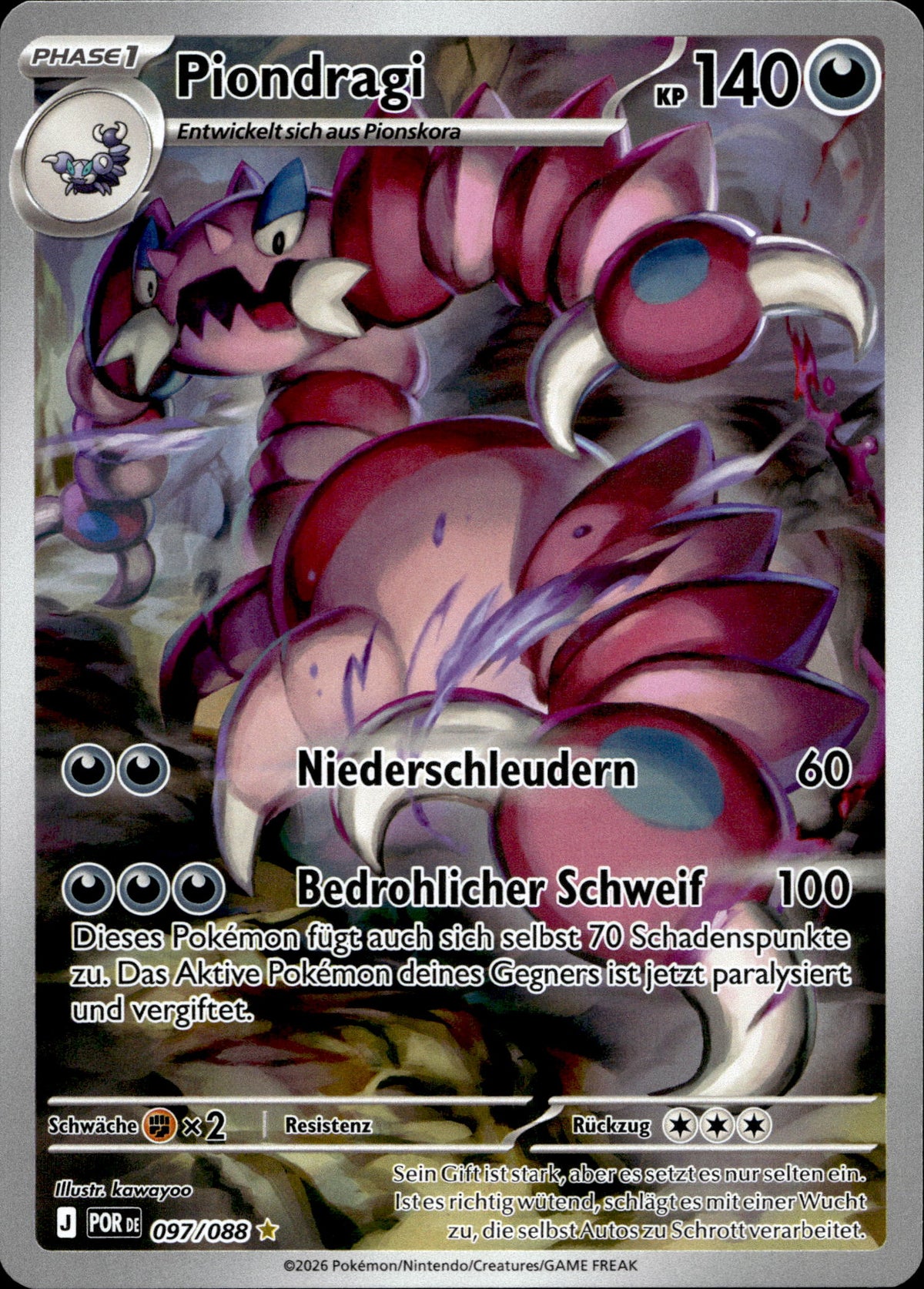 Piondragi 97/88 Deutsch – Vorderseite