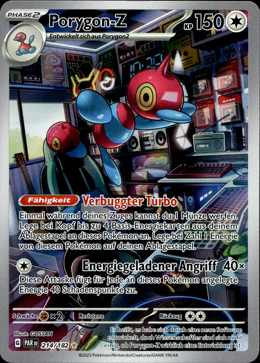 Porygon-Z 214/182 Deutsch – Vorderseite